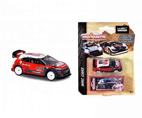 Majorette Diecast Model Car WRC Series Citroen C 3 C3 WRC 2018 Breen No 11 "Total" 1/64 scale new