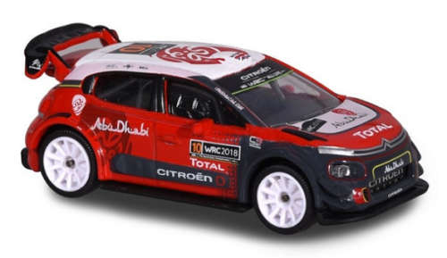 Majorette Diecast Model Car WRC Series Citroen C 3 C3 WRC 2018 Breen No 11 "Total" 1/64 scale new