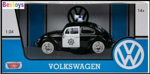 Motormax Motor Max 79550 VW Volkswagen Beetle 1300 1966 Police 1/24 scale
