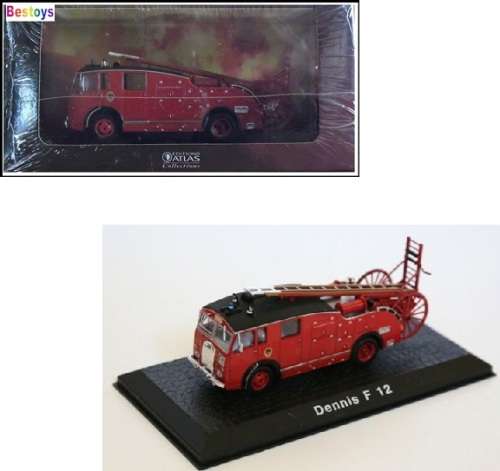 Atlas Diecast Model Fire Engine Truck Collection Dennis F 12 F12 1/72 OO railway scale new in pack