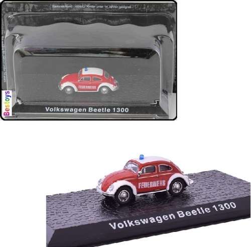 Diecast Model Fire Collection VW Volkswagen Beetle 1300 "Feuerwehr" 1/72 OO railway scale