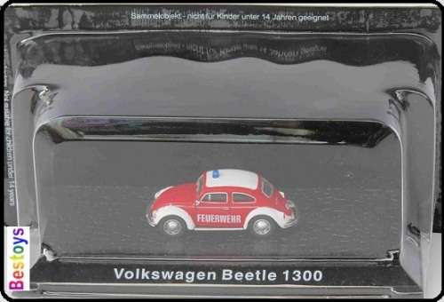 Diecast Model Fire Collection VW Volkswagen Beetle 1300 "Feuerwehr" 1/72 OO railway scale