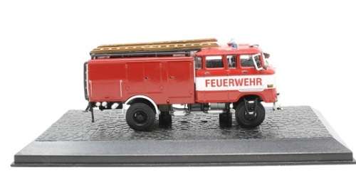 Diecast Model Fire Engine Truck Collection IFA W 50 W50 with Water Cannon 1/72 OO railway scale new