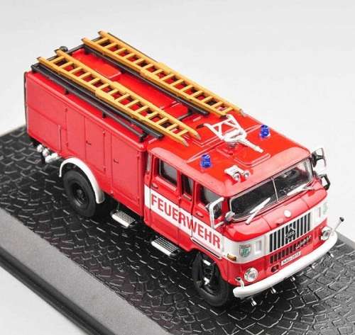 Diecast Model Fire Engine Truck Collection IFA W 50 W50 with Water Cannon 1/72 OO railway scale new