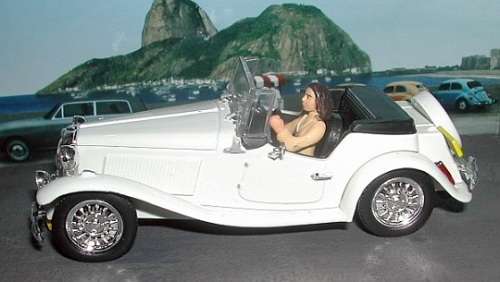 James Bond Diecast Model Car Collection MP Lafer MG TC Replica Movie Film Moonraker 1/43 scale new