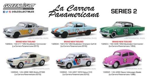 Greenlight Diecast Model Car Rally Mexico 2015 Studebaker Commander 1953 No 17 1/64 scale new in pac