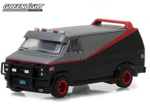 Greenlight Diecast Model Car Hollywood GMC Vandura Van 1983 BA A Team 1/64 scale new in pack