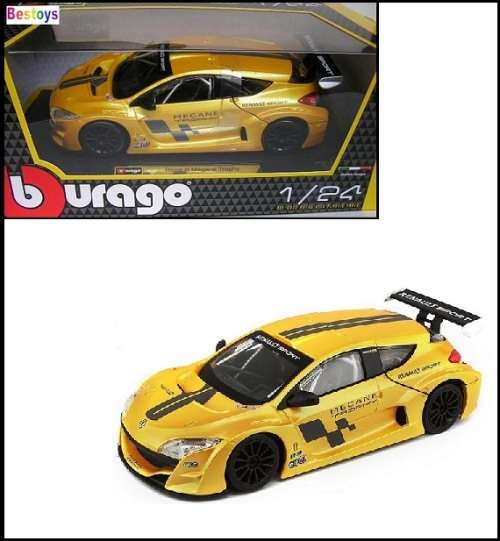Burago Diecast Model Car 21047 Renault Megane Trophy Motorsport 1/24 scale new in pack