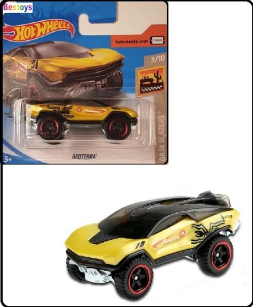 Hotwheels Hot Wheels Diecast Model Car 2020 102 / 250 Geoterra Baja Blazers 1/64 scale new in pack