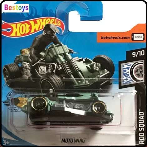 Hotwheels Hot Wheels Diecast Model Car 2020 96 / 250 Moto Wing Rod Squad new in pack