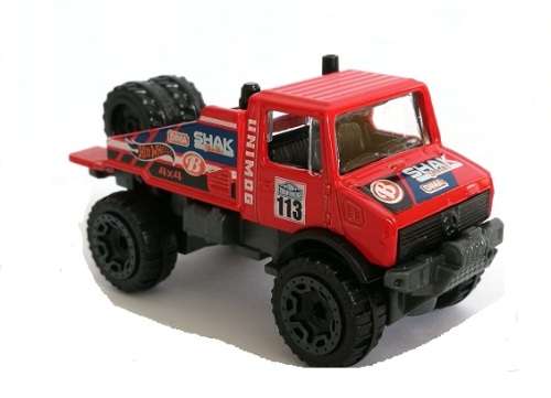 Hotwheels Hot Wheels Diecast Model Car 2019 7 / 250 Mercedes Benz Unimog 1300 No 113 Hot Trucks new