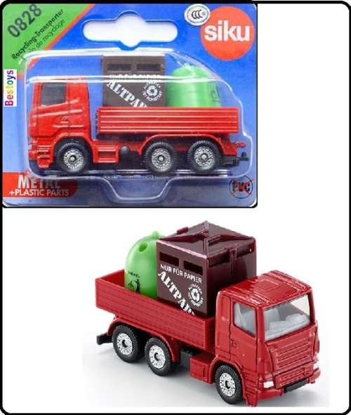 SIKU Diecast Model 0828 Recycling Transporter Truck new in pack