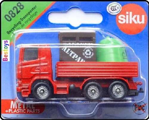 SIKU Diecast Model 0828 Recycling Transporter Truck new in pack