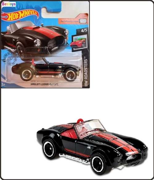 Hotwheels Hot Wheels Diecast Model Car 2020 191 / 250 Shelby Cobra 427 SC Roadsters 1/64 scale new