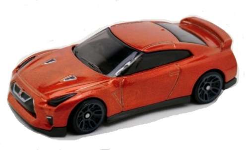 Hotwheels Hot Wheels Diecast Model Car 2017 282 / 365 Nissan GT-R R35 2017 Nightburnerz 1/64 scale