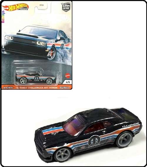 Hotwheels Hot Wheels Diecast Model Car Culture Power Trip Dodge Challenger SRT Demon 2018 "Mopar"
