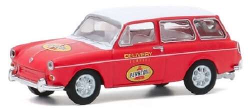 Greenlight Diecast Model Car VDub VW Volkswagen Type 3 T3 Squareback 1965 "Pennzoil" 1/64 scale new