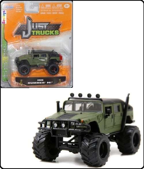 JADA Diecast Model Car Trucks Series Hummer H 1 H1 2006 1/64 scale new in pack