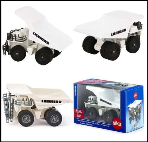 SIKU Diecast Model 1807 Liebherr Mining Truck 1/87 HO railway scale new in pack