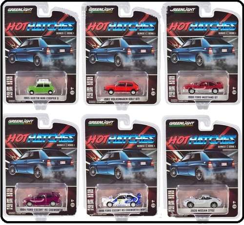 Greenlight Diecast Model Car Hot Hatches Ford Mustang GT 1988 1/64 scale new in pack