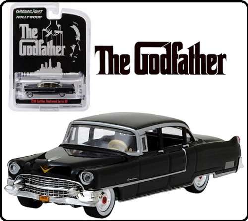 Greenlight Diecast Model Car Hollywood Cadillac Fleetwood Series 60 1955 Godfather Movie Film TV1/64
