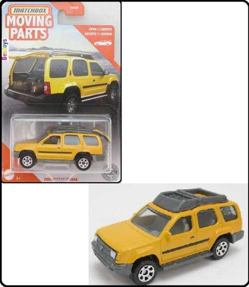 Matchbox Diecast Model Car Moving Parts Buick Nissan Xterra 2000 1/64 scale new in pack