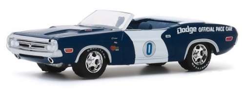 Greenlight Diecast Model Car Exclusive Dodge Challenger 1971 Ontario Motor Speedway Pace Car Motorsp