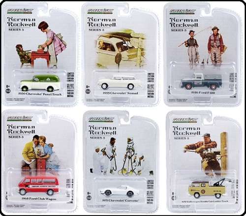 Greenlight Diecast Model Car Norman Rockwell Chevy Chevrolet Panelvan Truck 1939 1/64 scale new