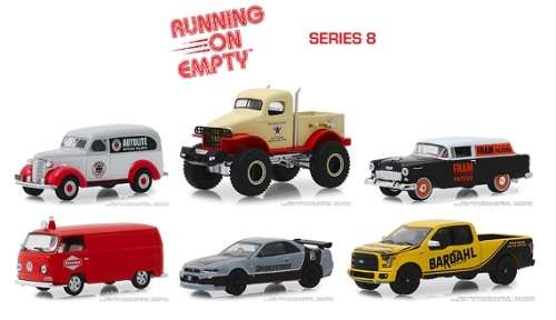Greenlight Diecast Model Car Running on Empty Ford F 150 F150 Pickup 2017 `Bardahl` 1/64 scale