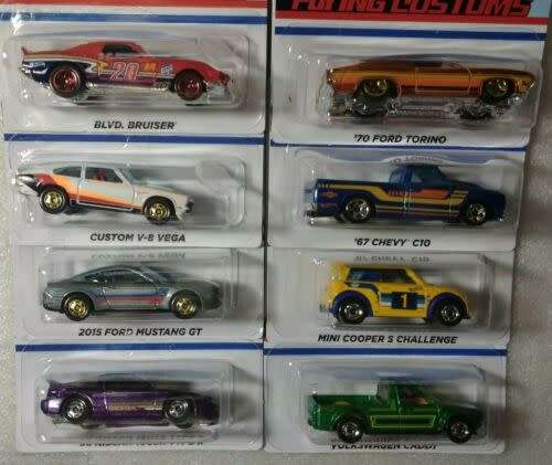 Hotwheels Hot Wheels Diecast Model Car Flying Customs VW Volkswagen Caddy Pickup 1/64 scale
