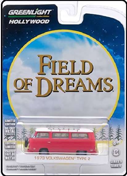 Greenlight Diecast Model Car Hollywood Series 9 TV Field Of Dreams VW Volkswagen Kombi Type 2 1973