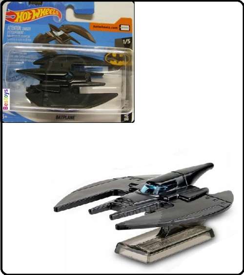 Hotwheels Hot Wheels Diecast Model Car 2020 56 / 250 Batplane Batman DC Comics new in pack