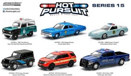 Greenlight Diecast Model Car Hot Pursuit Police Series Dodge RAM 1500 Pickup 2014 Wilmington Police