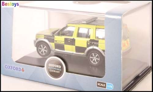 Oxford Diecast Model Car LRD004 Land Rover Discovery "Highways Agency" 1/76 OO railway scale new