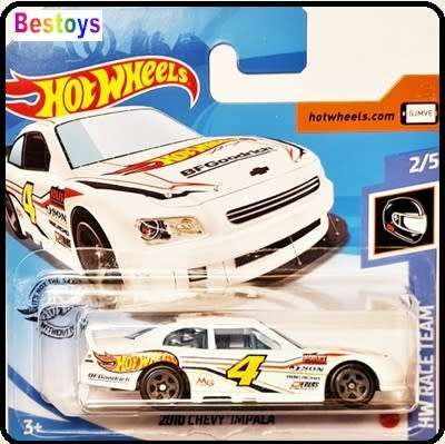 Hotwheels Hot Wheels Diecast Model Car 2020 209/250 Chevy Chevrolet Impala 2010 No 4 Race Team1/64
