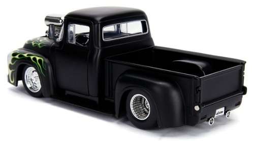 JADA Diecast Model Car 30716 Trucks Ford F 100 F100 Pickup 1956 with Blower 1/24 scale new in pack