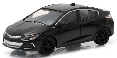 Greenlight Diecast Model Car Black Bandit Series Chevy Chevrolet Volt 2016 1/64 scale new in pack
