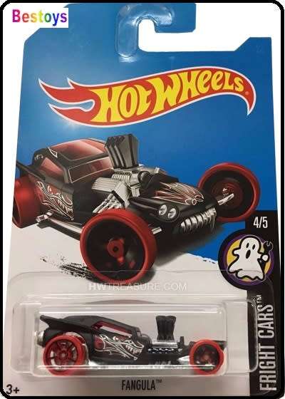 Hotwheels Hot Wheels Diecast Model Car Treasure Hunt 2017 Fangula Fright Cars new in pack