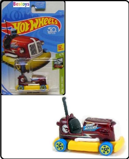 Hotwheels Hot Wheels Diecast Model Car Treasure Hunt 2018 Bump Around Fun Park new in pack