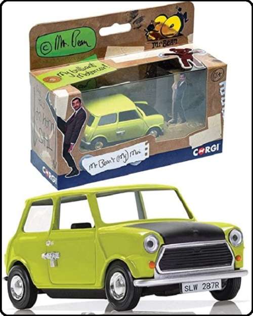 Corgi Hornby Classic Diecast Model Car CC82115 Mini Cooper Mr Bean Movie Film TV 30 yrs Anniv 1/36