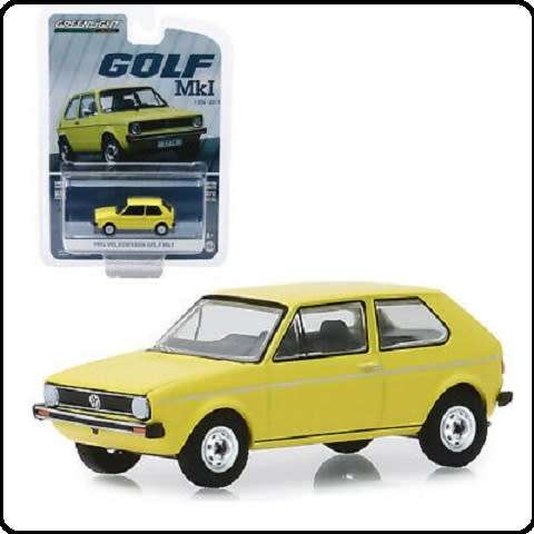 Greenlight Diecast Model Car Anniversary VW Volkswagen Golk Mk 1 MK1 45 yrs 1/64 scale new in pack