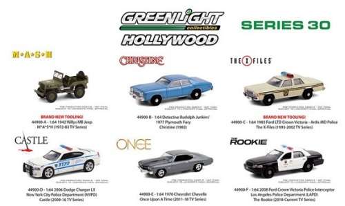 Greenlight Hollywood Willys MB Jeep 1942 MASH  TV 1/64 scale
