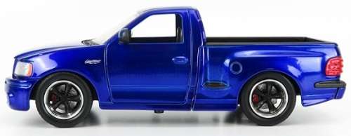 JADA Diecast Model Car 31567 Trucks Ford F 150 F150 SVT Lightning Pickup 1999 + Spare Wheels 1/24 sc