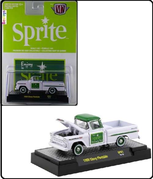 Castline M2 Diecast Model Car Special Series Chevy Chevrolet Fleetside Pickup 1959 "Sprite" 1/64 sca