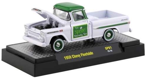 Castline M2 Diecast Model Car Special Series Chevy Chevrolet Fleetside Pickup 1959 "Sprite" 1/64 sca