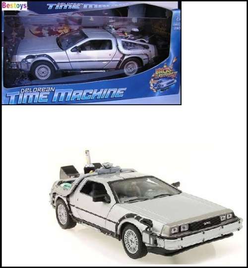 Welly Diecast Model Car 22441 Movie Film Back to the Future 2 Delorean Time Machine 1/24 scale