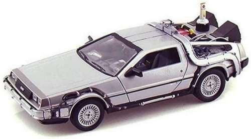 Welly Diecast Model Car 22441 Movie Film Back to the Future 2 Delorean Time Machine 1/24 scale