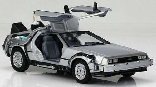 Welly Diecast Model Car 22441 Movie Film Back to the Future 2 Delorean Time Machine 1/24 scale