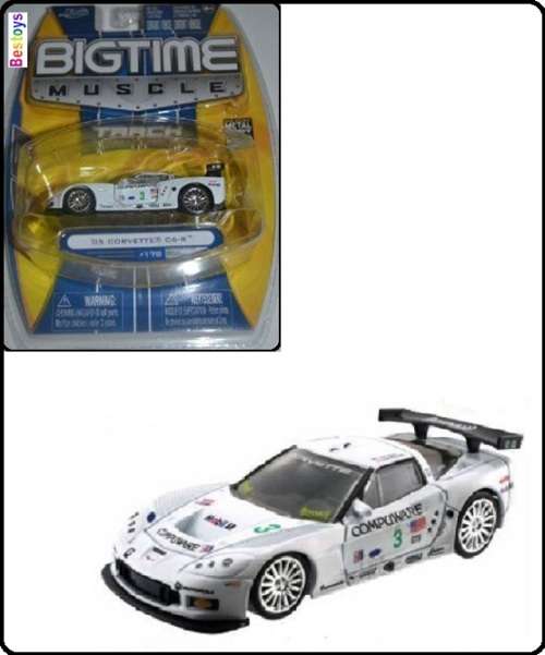 JADA Diecast Model Car Bigtime Muscle Chevy Chevrolet Corvette C 6 R C6 R 2005 No 3 1/64 scale new