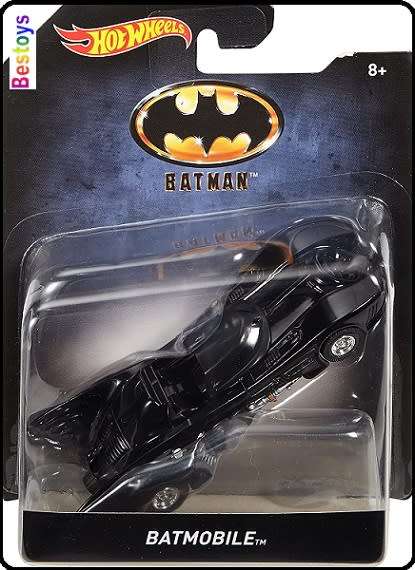 Hotwheels Hot Wheels Diecast Model Car Batman Movie Film TV Batmobile  1/50 scale new in pack